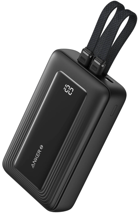 Powerbank Anker Zolo, 20000 mAh, 30 W, QC + PD, 1 × Lightning – 1 × USB-A – 2 × USB-C, czarny A1681012