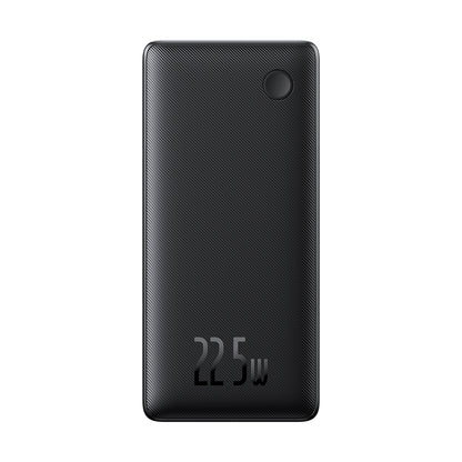 Zewnętrzna bateria Baseus Airpow Lite, 10000mAh, 22.5W, QC + PD, 1 x Lightning - 1 x USB-A - 2 x USB-C, Czarna P10067501123-00