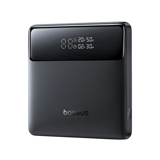 Zewnętrzna bateria Baseus Blade H1, 20000mAh, 100W, QC + PD, 2 x USB-A - 2 x USB-C, Czarna