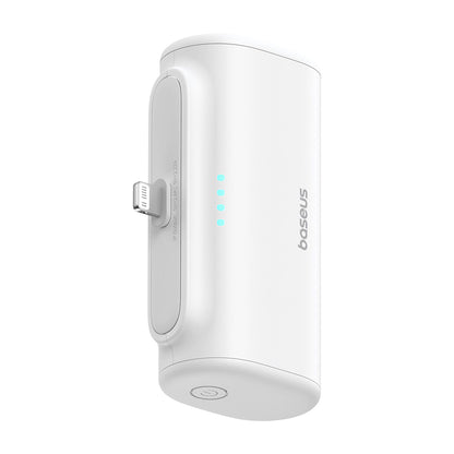 Zewnętrzna bateria Baseus Compact, 5000mAh, 20W, PD, 1 x Lightning - 1 x USB-C, Biała P10068307213-00