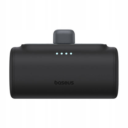 Zewnętrzna bateria Baseus Compact, 5000mAh, 20W, PD, 1 x Lightning - 1 x USB-C, Czarna P10068307113-00