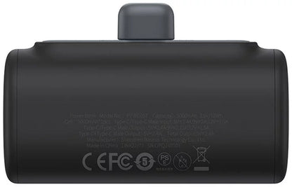 Zewnętrzna bateria Baseus Compact, 5000mAh, 20W, PD, 1 x Lightning - 1 x USB-C, Czarna P10068307113-00
