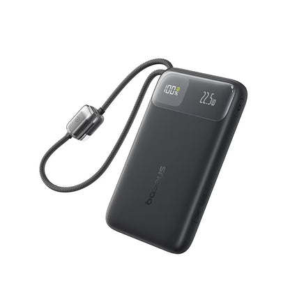 Powerbank Baseus EnerFill FC11, 20000mAh, 22.5W, QC + PD, 1 x Lightning - 1 x USB-A - 2 x USB-C, Czarny E0027S04