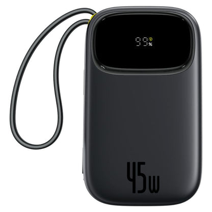 Powerbank Baseus EnerFill FC31 Qpow 3, 10000mAh, 45W, QC + PD, 1 x USB-A - 3 x USB-C, Czarny P10082102123-00