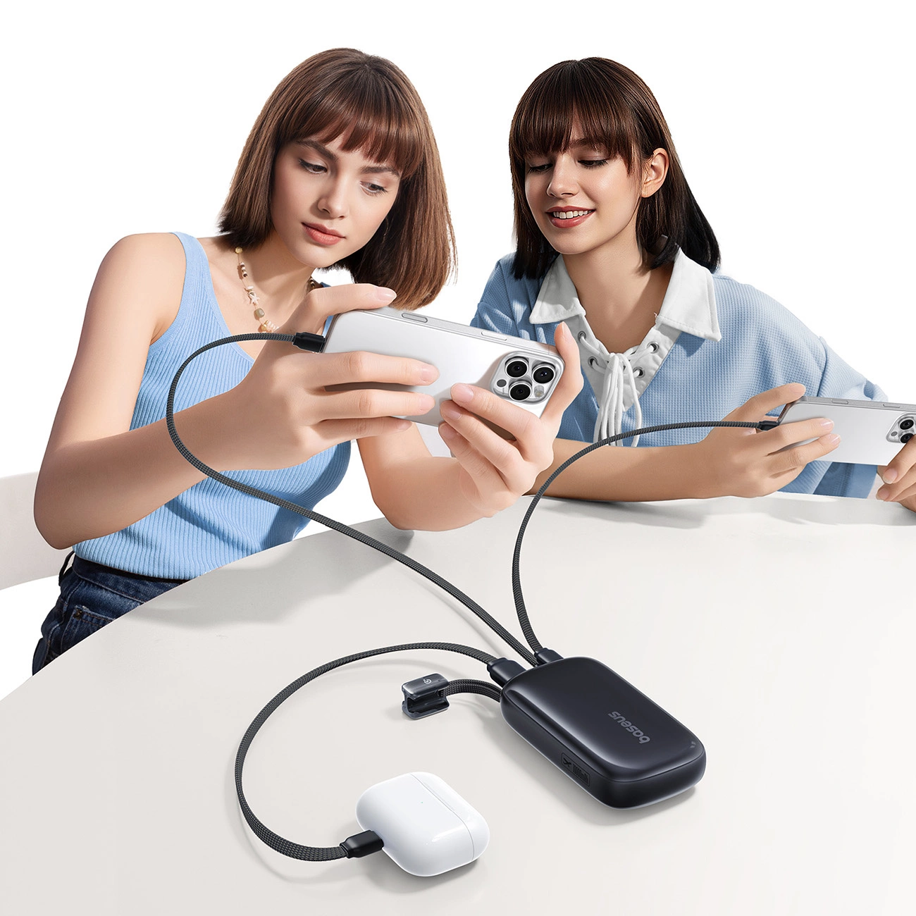 Zewnętrzna bateria Baseus EnerFill FC21 QPow 3 Ultra, 10000mAh, 22.5W, QC + PD, 1 x USB-A - 1 x USB-C, Czarna