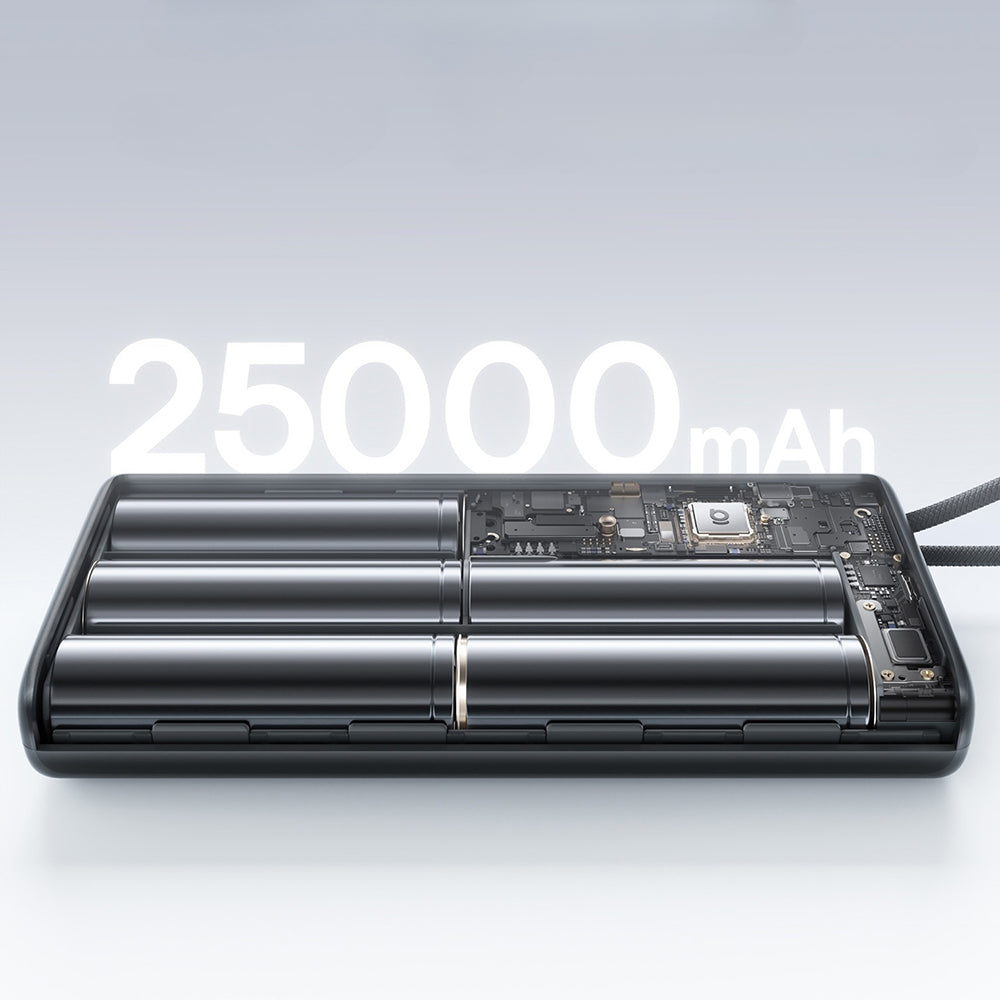 Powerbank Baseus EnerFill FC41, 25000mAh, 145W, QC + PD, 1 x USB-A - 3 x USB-C, Czarny E0028H03