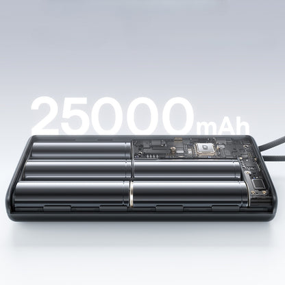 Powerbank Baseus EnerFill FC41, 25000mAh, 145W, QC + PD, 1 x USB-A - 3 x USB-C, Czarny E0028H03