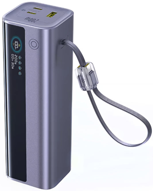 Powerbank Baseus EnerGeek GR11, 25000mAh, 200W, QC + PD, 1 x USB-A - 3 x USB-C, Szary E0028Q00