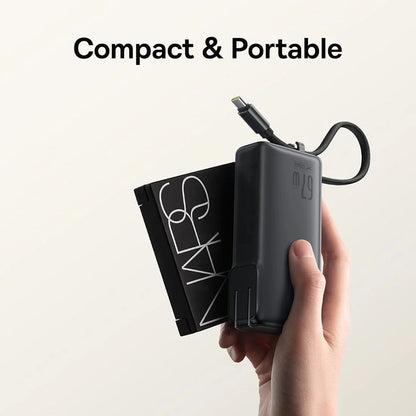 Zewnętrzna bateria Baseus Nomos NT11 Omni US, 10000mAh, 67W, QC + PD, 1 x USB-A - 2 x USB-C, Czarna P10078807123-00