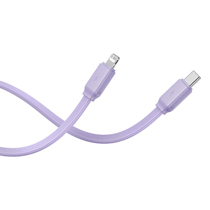 Zewnętrzna bateria Baseus Qpow Pro+, 10000mAh, 22.5W, QC + PD, 1 x Lightning - 1 x USB-A - 2 x USB-C, Fioletowy P10055003513-00