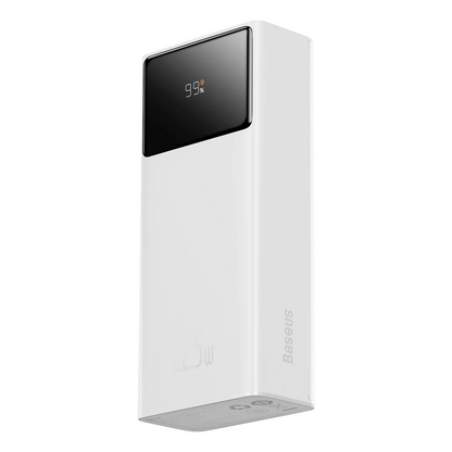 Powerbank Baseus Star Lord, 30000mAh, 22.5W, QC + PD, 1 x USB-C - 2 x USB-A, Biały PPXJ080102