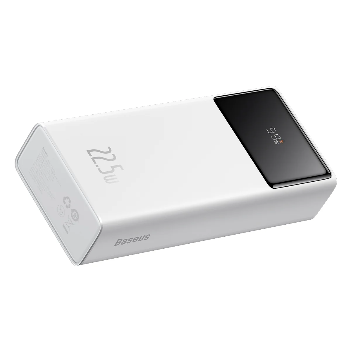 Powerbank Baseus Star Lord, 30000mAh, 22.5W, QC + PD, 1 x USB-C - 2 x USB-A, Biały PPXJ080102