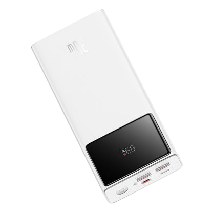 Zewnętrzna bateria Baseus Star Lord, 20000mAh, 30W, QC + PD, 1 x USB-C - 2 x USB-A, Biała P10022904213-00