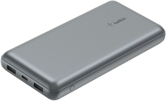 Powerbank Belkin BoostCharge Pro, 20000mAh, 15W, 1 x USB-C - 2 x USB-A, Szary BPB012btGY