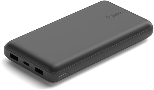 Powerbank Belkin BoostCharge Pro, 20000mAh, 15W, 1 x USB-C - 2 x USB-A, Czarny BPB012btBK