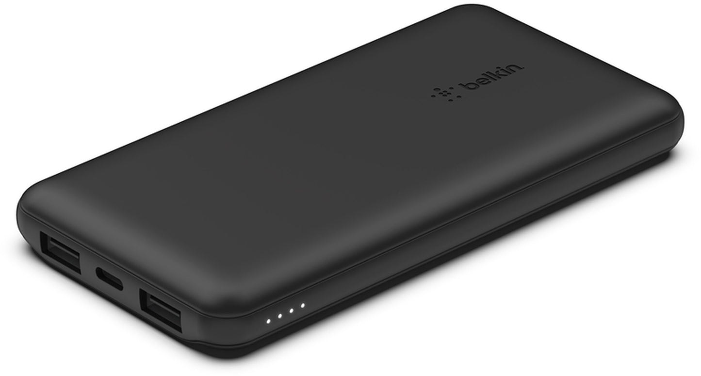 Powerbank Belkin BoostCharge, 10000mAh, 15W, 1 x USB-C - 2 x USB-A, Czarny BPB011btBK