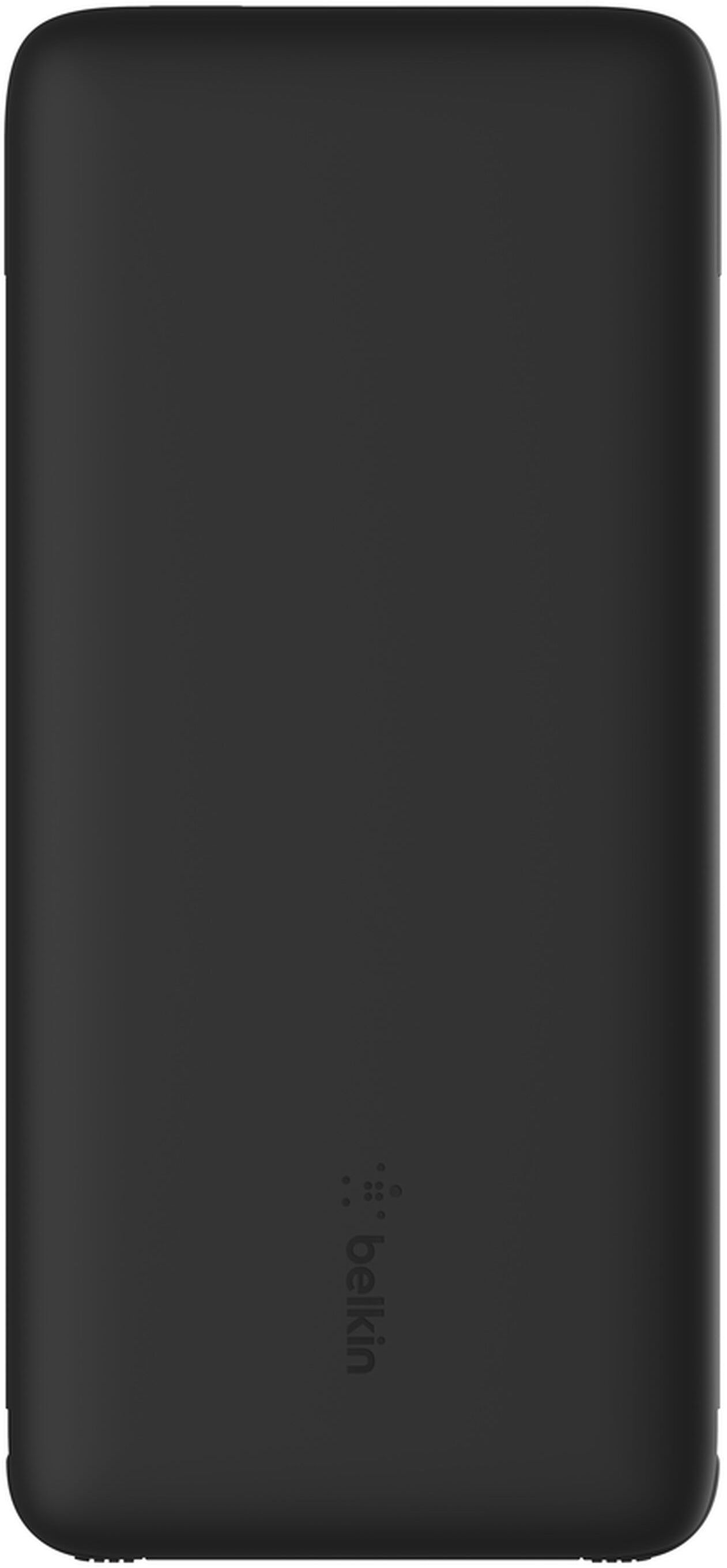 Powerbank Belkin BoostCharge Plus, 10000mAh, 23W, QC + PD, 1 x Lightning - 2 x USB-C, Czarny BPB006btBLK