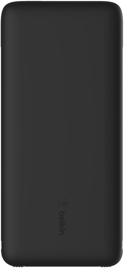 Powerbank Belkin BoostCharge Plus, 10000mAh, 23W, QC + PD, 1 x Lightning - 2 x USB-C, Czarny BPB006btBLK