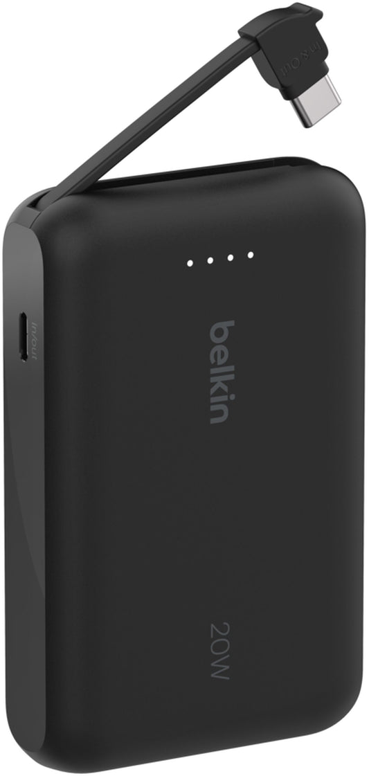 Powerbank Belkin BoostCharge, 10000mAh, 20W, PD, 2 x USB-C, Czarny BPB021hqBK