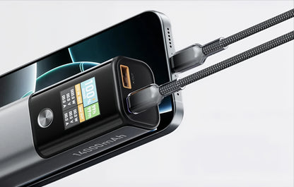Powerbank BlitzWolf BW-P23, 14000mAh, 100W, QC + PD, 1 x USB-A - 1 x USB-C, Szary
