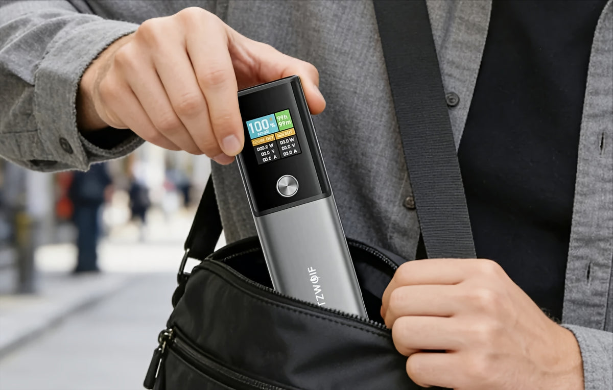 Powerbank BlitzWolf BW-P23, 14000mAh, 100W, QC + PD, 1 x USB-A - 1 x USB-C, Szary