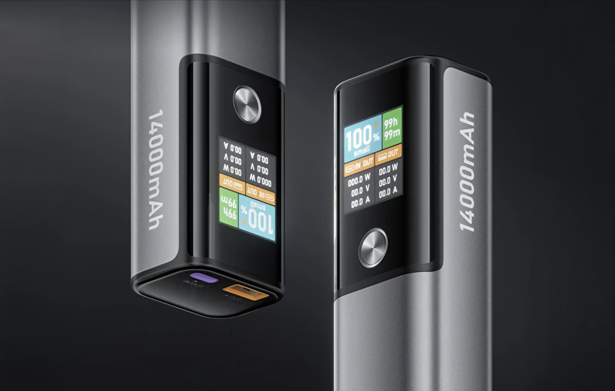 Powerbank BlitzWolf BW-P23, 14000mAh, 100W, QC + PD, 1 x USB-A - 1 x USB-C, Szary