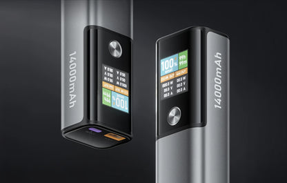 Powerbank BlitzWolf BW-P23, 14000mAh, 100W, QC + PD, 1 x USB-A - 1 x USB-C, Szary
