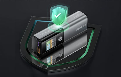 Powerbank BlitzWolf BW-P23, 14000mAh, 100W, QC + PD, 1 x USB-A - 1 x USB-C, Szary
