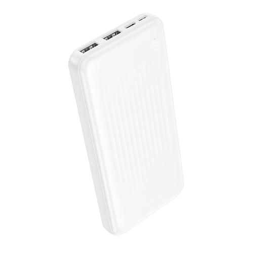 Powerbank Borofone BJ78 Clever, 10000mAh, 10W, 2 x USB-A, Biały