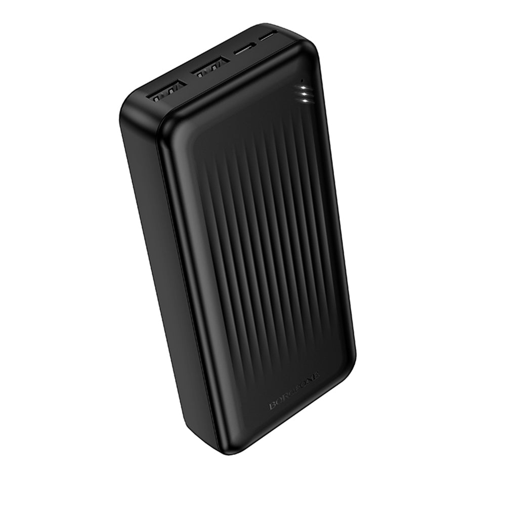 Zewnętrzna bateria Borofone BJ78A Clever, 20000mAh, 10W, 2 x USB-A, Czarna