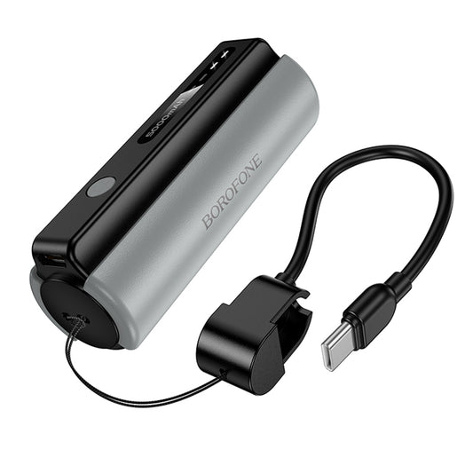Power bank Borofone BJ87 Star, 5000mAh, 10W, 1 x USB-C, Szary