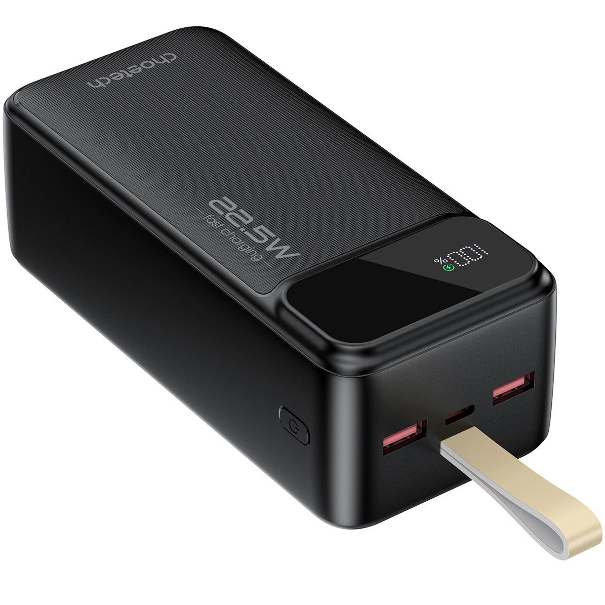 Bateria zewnętrzna Choetech B731, 40000 mAh, 22,5 W, QC + PD, 1 x USB-C - 2 x USB-A, czarna 