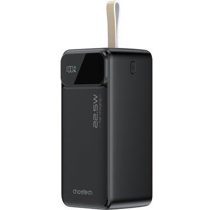 Bateria zewnętrzna Choetech B732, 50000 mAh, 22,5 W, QC + PD, 1 x USB-C - 2 x USB-A, czarna 