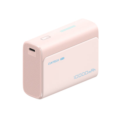 Cuktech CP13 External Battery, 10000mAh, 30W, QC + PD, 1 x USB-A - 1 x USB-C, Pink CUK0PB100DPK