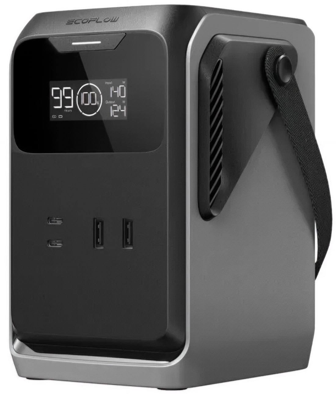 Powerbank EcoFlow Trail 200, 60000mAh, 220W, PD, 2 x USB-A - 2 x USB-C, Czarny EF-TRAIL200-N