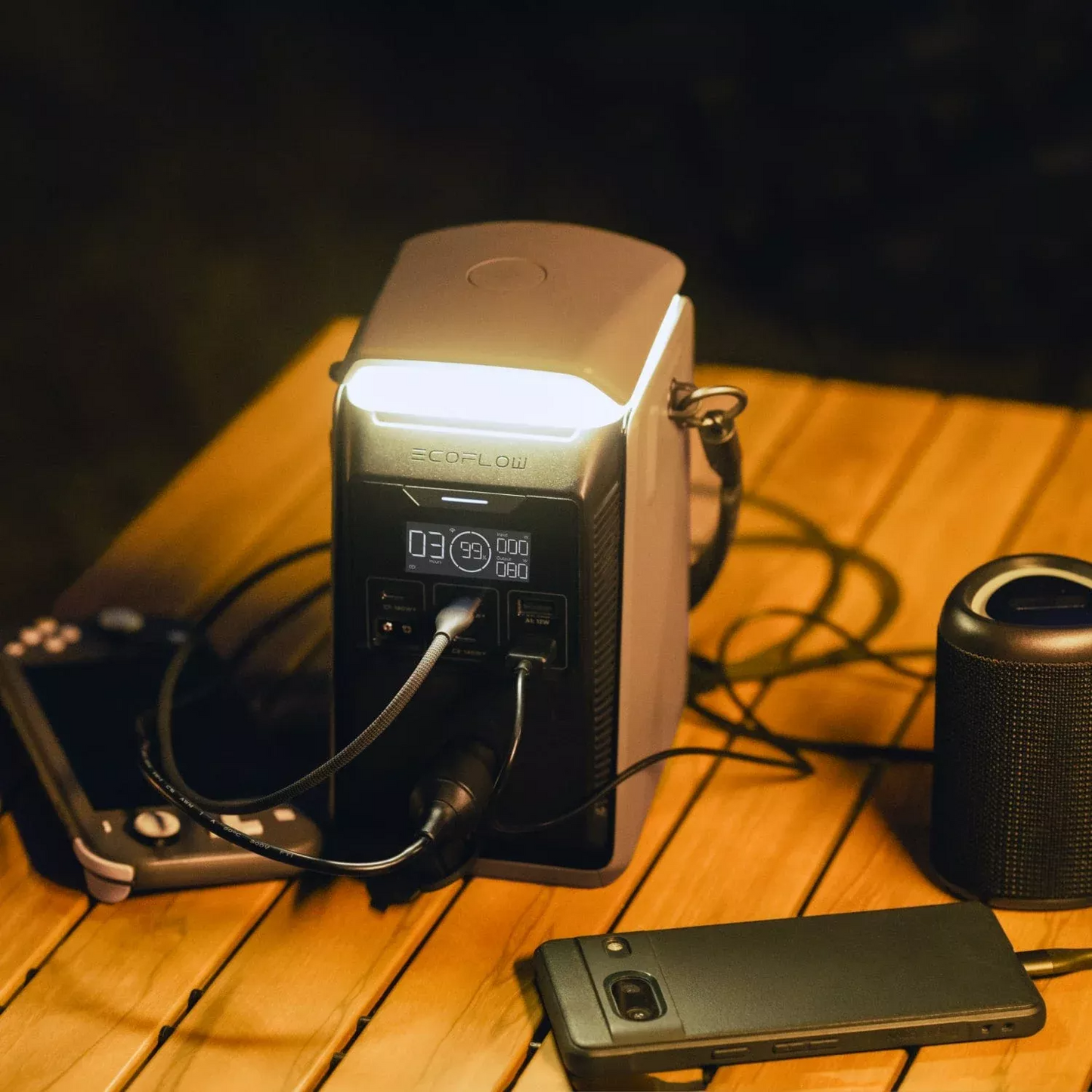 Powerbank EcoFlow Trail 200, 60000mAh, 220W, PD, 2 x USB-A - 2 x USB-C, Czarny EF-TRAIL200-N