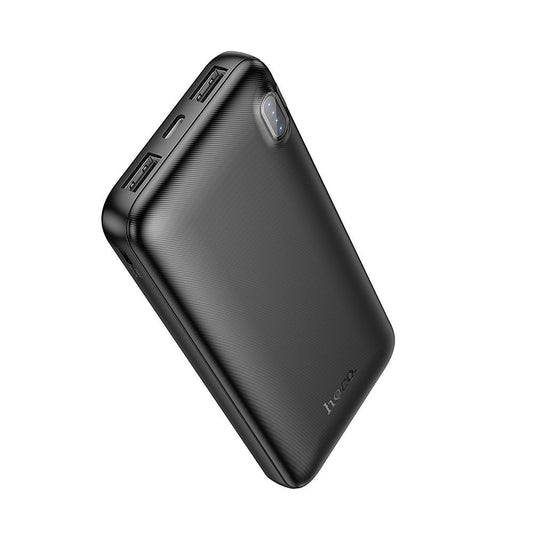 Powerbank HOCO J128, 10000mAh, 10W, 2 x USB-A, Czarny