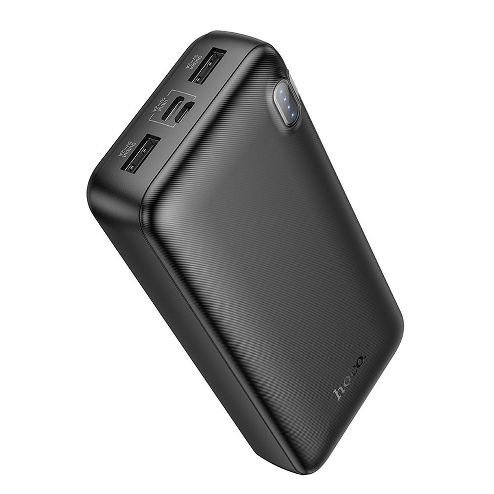 Powerbank HOCO J128A, 20000mAh, 10W, 2 x USB-A, Czarny, Ponownie zapakowany