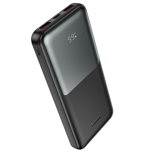 Powerbank HOCO J136, 10000 mAh, 22,5 W, QC + PD, 1 × USB-C – 2 × USB-A, czarny