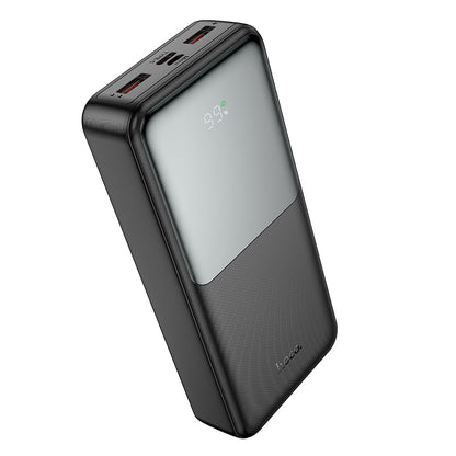 Powerbank HOCO J136A, 20000mAh, 22,5W, QC + PD, 1 x USB-C - 2 x USB-A, Czarny