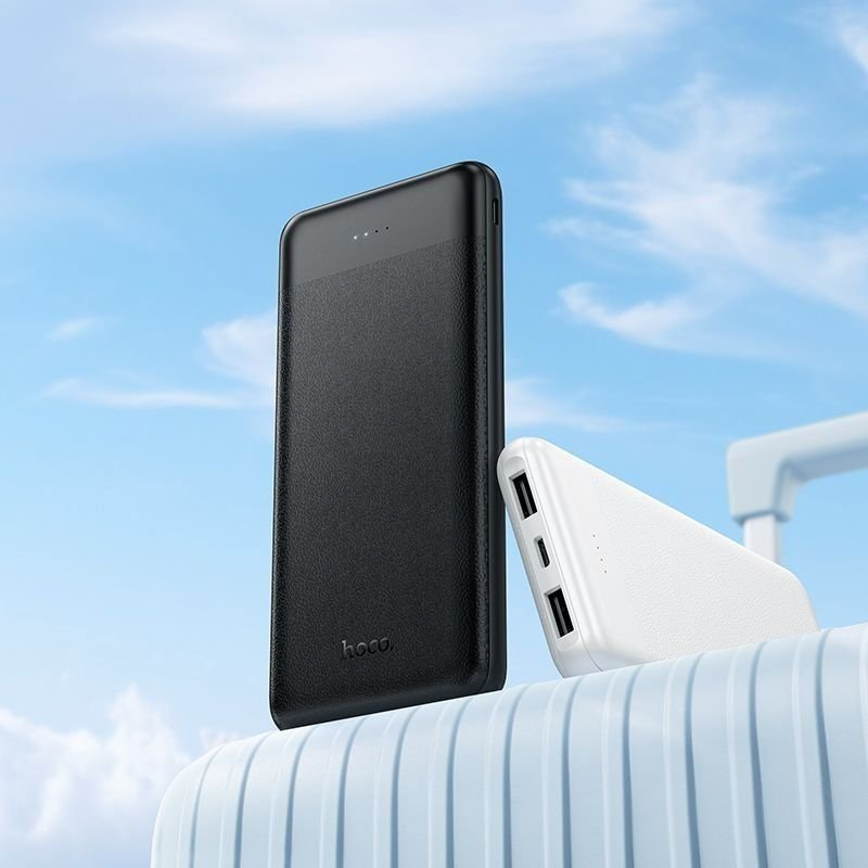 Powerbank HOCO J153 Stability, 10000mAh, 10W, 2 x USB-A, Czarny