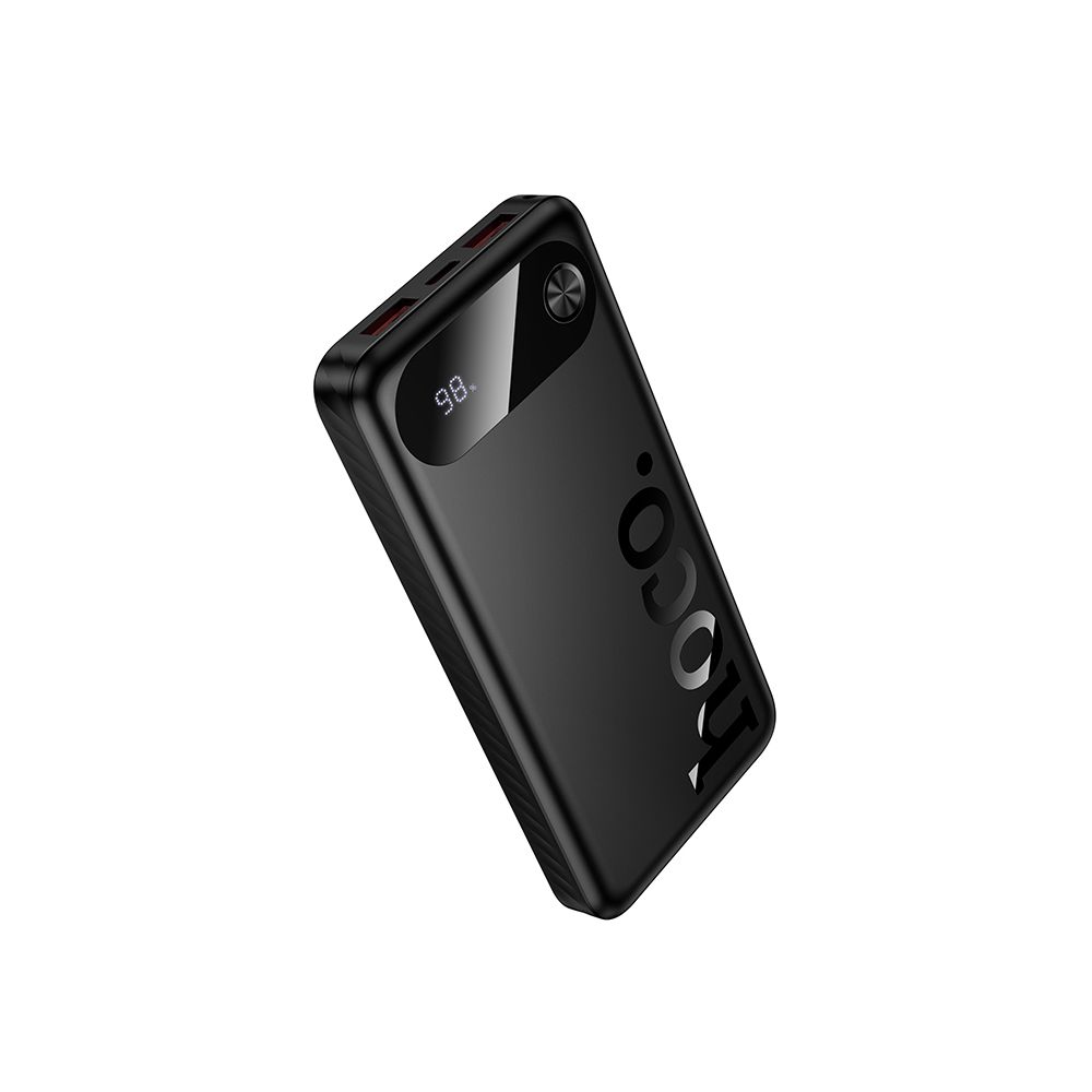 Powerbank HOCO J154, 10000mAh, 22,5W, QC + PD, 1 x USB-C - 2 x USB-A, Czarny