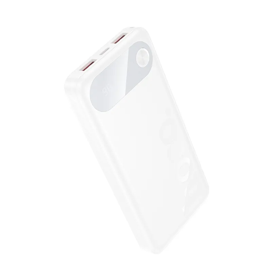 Powerbank HOCO J154, 10000mAh, 22,5W, QC + PD, 1 x USB-C - 2 x USB-A, Biały