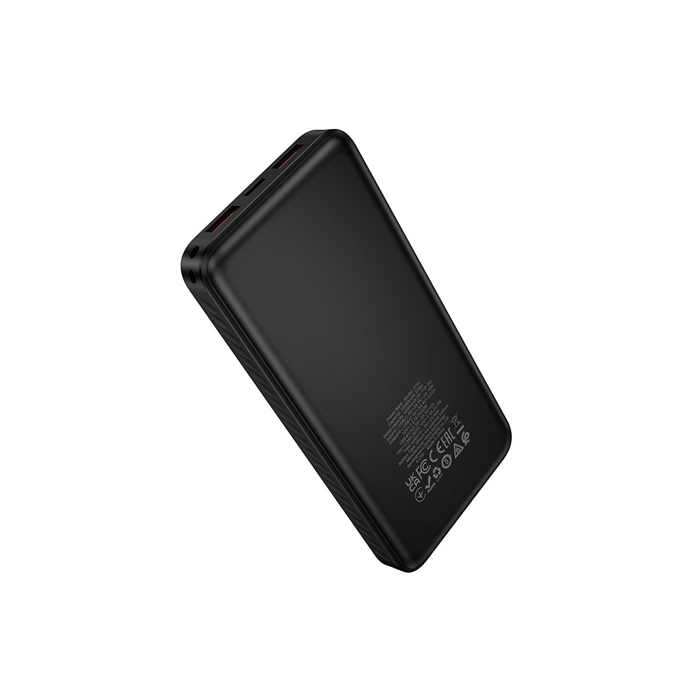 Powerbank HOCO J154, 10000mAh, 22,5W, QC + PD, 1 x USB-C - 2 x USB-A, Czarny