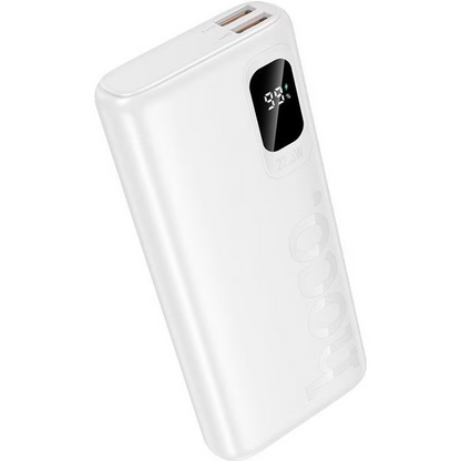 Powerbank HOCO J158 Pro Runner, 10000mAh, 22.5W, QC + PD, 1 x USB-C - 2 x USB-A, Biały