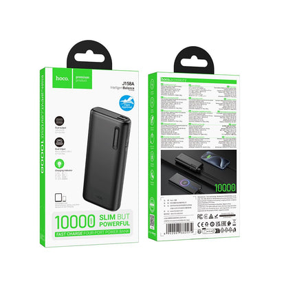 Powerbank HOCO J158A, 10000mAh, 10W, 2 x USB-A, Czarny