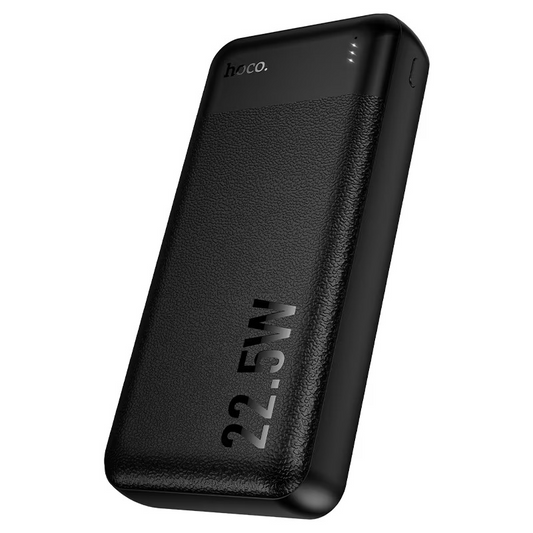 Powerbank HOCO J159A Essence, 20000 mAh, 22,5 W, QC + PD, 1 × USB-C – 2 × USB-A, czarny
