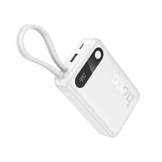 Powerbank HOCO J171A, 20000mAh, 22,5W, QC + PD, 1 x Lightning - 1 x USB-A - 2 x USB-C, Biały