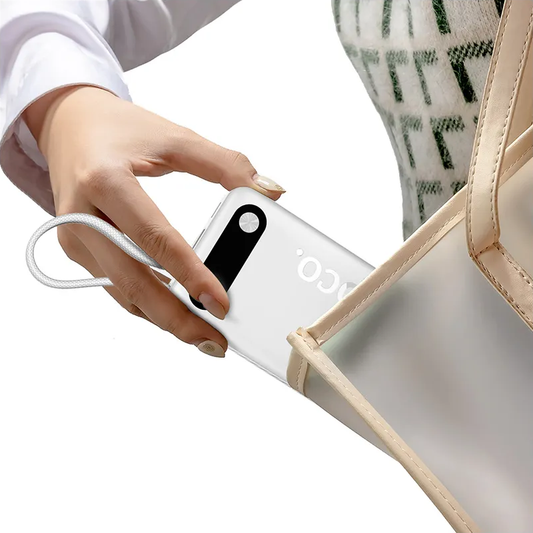 Powerbank HOCO J171A, 20000mAh, 22,5W, QC + PD, 1 x Lightning - 1 x USB-A - 2 x USB-C, Biały