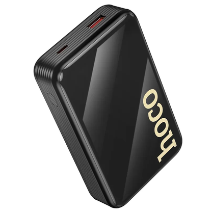 Powerbank HOCO Q37A, 20000mAh, 22,5W, QC + PD, 1 x Lightning - 1 x USB-A - 2 x USB-C, Czarny